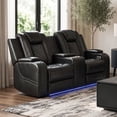 thumbnail image 1 of Society Den Amias Power Motion Loveseat with Power Headrest, and Console, 1 of 6