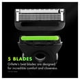 thumbnail image 6 of GilletteLabs with Exfoliating Bar Men's Razor with Travel Case + 6 ct. Blade Refills, 6 of 8