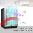 thumbnail image 4 of Lanbo 24 Inch 18 Bottle and 55 Can Wine and Beverage Refrigerator, 4 of 15
