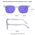 thumbnail image 3 of OOMF Pop Star Women's Square Sunglasses, 3 of 6