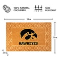 thumbnail image 3 of Logo Brands Iowa Hawkeyes Coir Outdoor Mat, 3 of 3