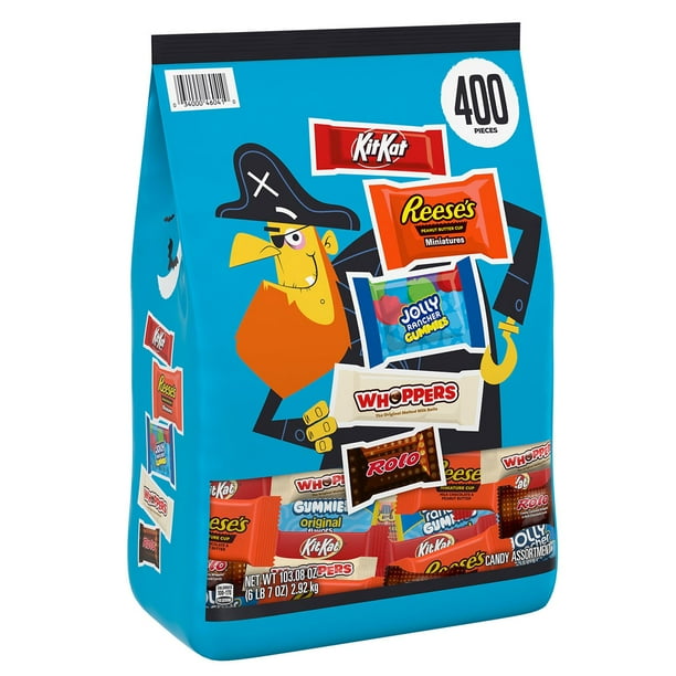 haniさま　同梱 S07 ＊7ｘ5＊　200枚セット　キャンディバッグ HERSHEY'S Variety Pack Halloween Candy, 400 pcs. - Samsclub.com