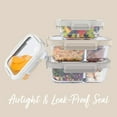 Bentgo 8-Piece Leak-Proof Glass Meal Prep Set (Assorted Colors ...