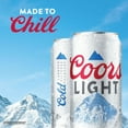 thumbnail image 5 of Coors Light American Light Lager Beer, 16 fl. oz. aluminum bottle, 24 pk., 5 of 7