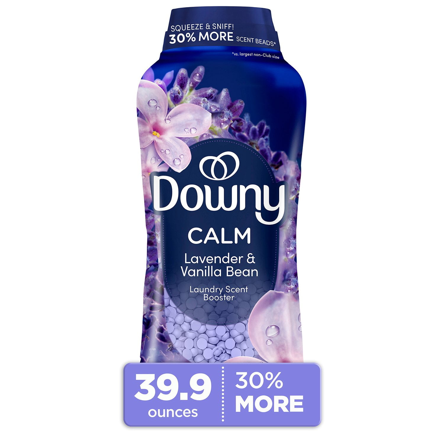 Downy Infusions Calm Lavender & Vanilla Bean Scent In-Wash Booster Beads - Thumbnail 3