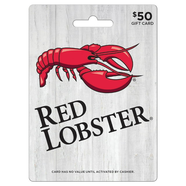 Red Lobster $50 Value Gift Card