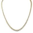 thumbnail image 1 of Round Cut Diamond Riviera Tennis Necklace in 14K Gold, 1 of 7