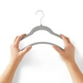 thumbnail image 4 of Member's Mark Heavy Duty Adult Velvet Hangers, Assorted Colors - 50 Pack, 4 of 9