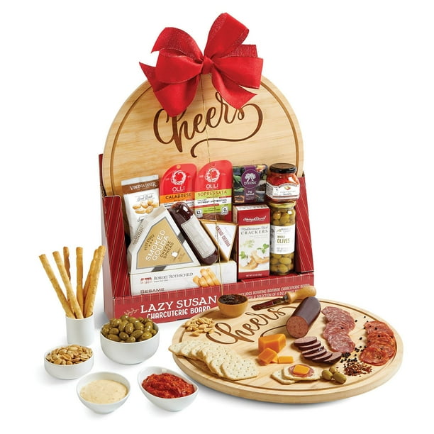 Lazy Susan サービングセット Lazy Susan Charcuterie Board Gift Set - Samsclub.com