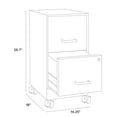 thumbnail image 5 of Hirsh 18" Deep 2-Drawer Mobile Letter Width Vertical File Cabinet, Choose Color, 5 of 22