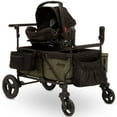thumbnail image 8 of Jeep Wrangler Deluxe Stroller Wagon + Accessories Black/Green, 8 of 13