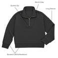 thumbnail image 5 of Member's Mark Girls Double Knit Sandwash Quarter Zip, 5 of 6
