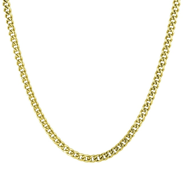 Open Curb Chain Necklace in 14K Gold