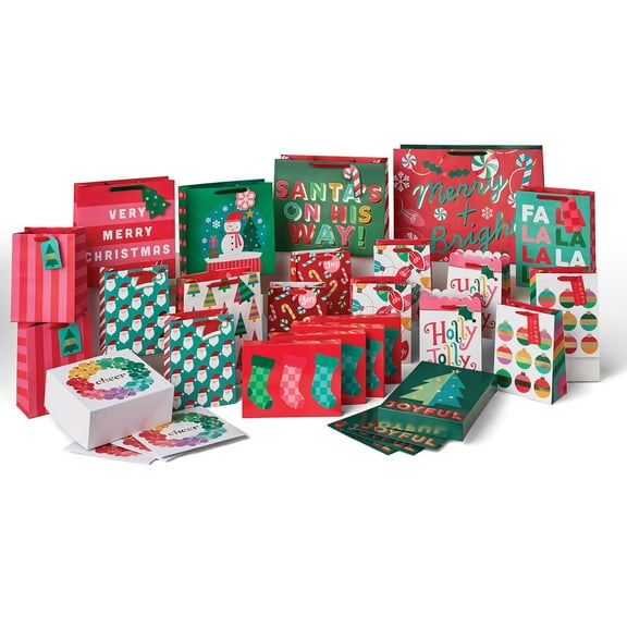 Member's Mark 30ct Holiday Gift Bags and Gift Boxes