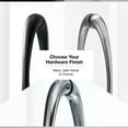 thumbnail image 8 of Breeze 36” x 36” x 77” Corner Shower Kit with Clear Glass, Walls, Base and Hardware, 8 of 20