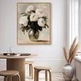 thumbnail image 3 of Cream Roses Vase Floral Canvas Print by Oliver Gal Prints, 3 of 4
