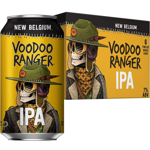 New Belgium Voodoo Ranger IPA Ale Beer, 12 fl. oz. can, 12 pk.