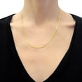 thumbnail image 5 of Diamond Cut Bismark Chain Necklace in 14K Gold, 5 of 7