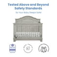 thumbnail image 3 of Simmons Kids Asher 6-in-1 Convertible Crib with Toddler Rail, Choose Color, 3 of 10