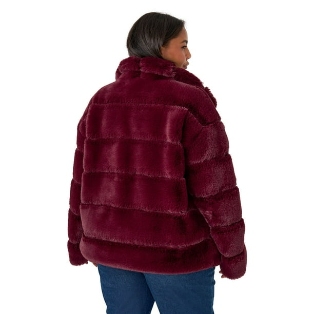Edited by Hunter McGrady Women's Faux Fur Jacket