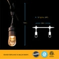 thumbnail image 2 of EcoScapes 24’ LED Color-Changing Café String Lights 12 bulbs, 2 of 7