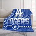 thumbnail image 2 of Logo Brands Los Angeles Dodgers 60"x70" Super Plush Blanket, 2 of 7