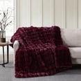 thumbnail image 1 of Member's Mark Faux Fur Bubble Throw Blanket, 60" x 70", 1 of 4