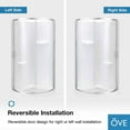 thumbnail image 11 of Breeze 34” x 34” x 77” Corner Shower Kit with Clear Glass, Walls, Base and Hardware, 11 of 11