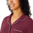thumbnail image 4 of Dreammark Women's 2-Piece Notch Collar Pajama Set, 4 of 12