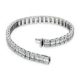 thumbnail image 3 of 6.90 CT. TW Round and Baguette Cut Diamond Bracelet in 18K Gold, 3 of 7
