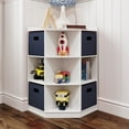 thumbnail image 2 of RiverRidge Kids Corner Playroom 6 Cubby Cabinet with 4 Folding Storage Bins, 2 of 7