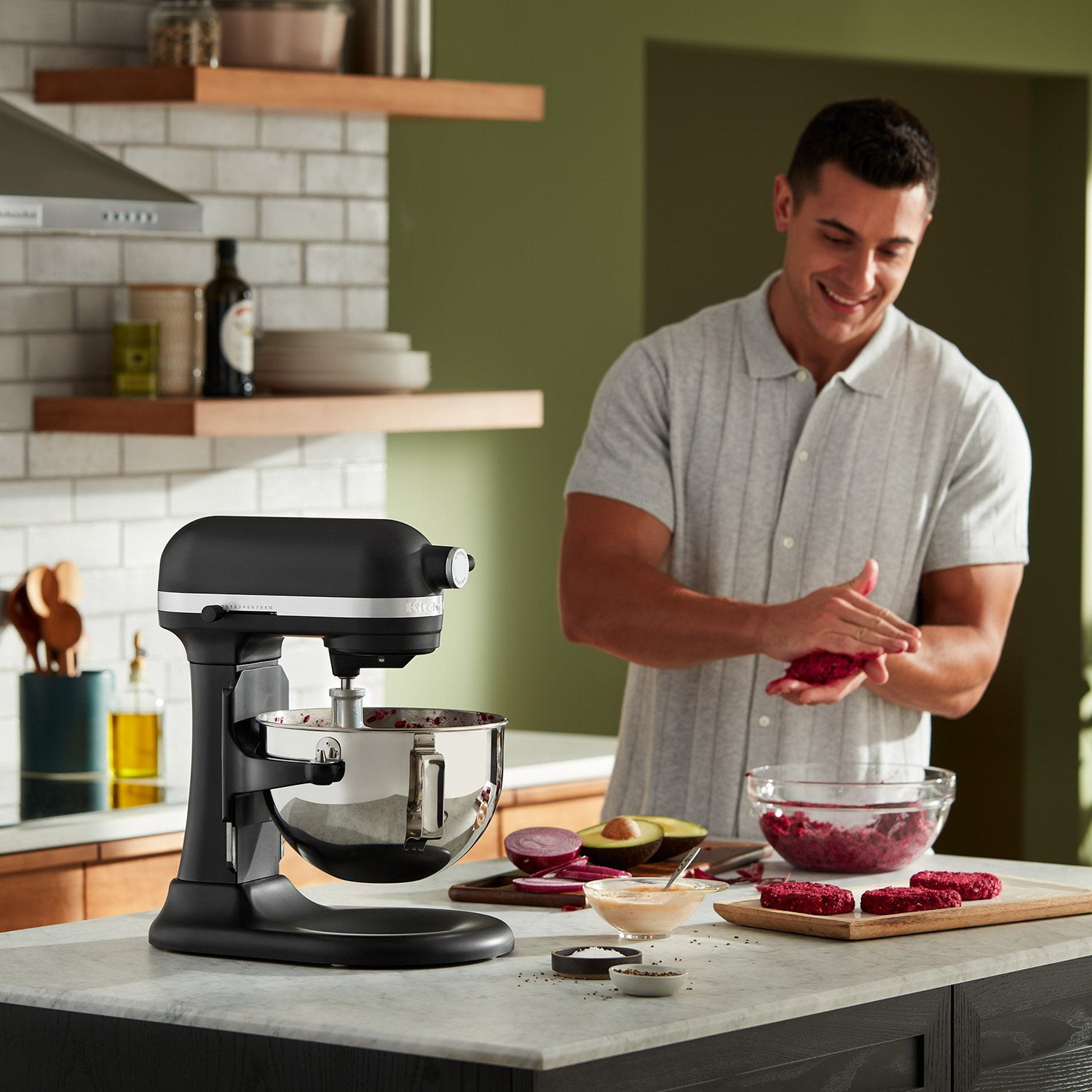 KitchenAid 5.5 Quart Bowl-Lift Stand Mixer with Attachments