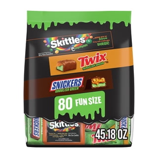 Mars Ghoulish Green, Halloween Variety Pack Candy, Fun Size, 80 pcs.