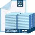 thumbnail image 1 of Simpli-Magic Disposable Absorbent Oil Spill Pads, Multi-Purpose Underpads & Training Pads, Leakproof Heavy Duty Protection, 23" x 36", 100 Pack, 1 of 7