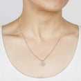 thumbnail image 6 of Lab Created Solitaire Diamond Pendant Necklace in 18K Gold, 6 of 7