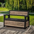 thumbnail image 1 of Keter Signature Collection 60 Gal. Resin Deck Box Storage Bench, 1 of 14