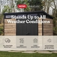 thumbnail image 18 of Keter 9' x 7' Signature Collection Resin Outdoor Shed, 18 of 22