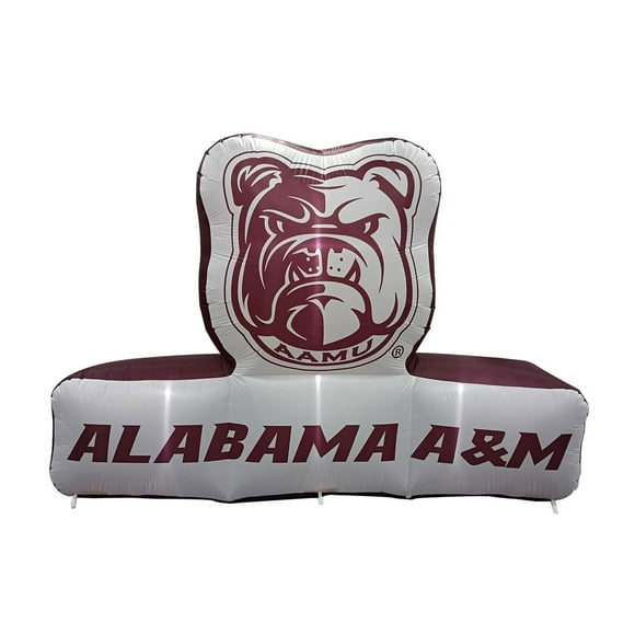 Logo Brands Alabama A&M Bulldogs Pre-Lit 7’x10’ Inflatable