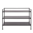 thumbnail image 3 of Seville Classics 3-Tier Resin Slat Shoe Rack, 26.5" W x 12.2" D x 19" H, 3 of 22