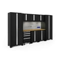 thumbnail image 1 of NewAge Products Bold Series 9 Piece Cabinet Set, 132" W x 18" D x 76.75" H, 1 of 9