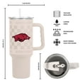 thumbnail image 3 of Logo Brands Arkansas Razorbacks 40 oz. Stainless Steel Tumbler Set, 3 of 6