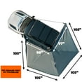 thumbnail image 3 of BeneHike 270° Freestanding Batwing Vehicle Mounted Waterproof Awning in Metallic Midnight Grey Providing Instant Coverage, 8.2ft, 3 of 13