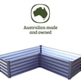 thumbnail image 9 of The Organic Garden Co Hakea 4.9' x 4.9' x 1.3' Metal L Shape Garden Bed, 9 of 9