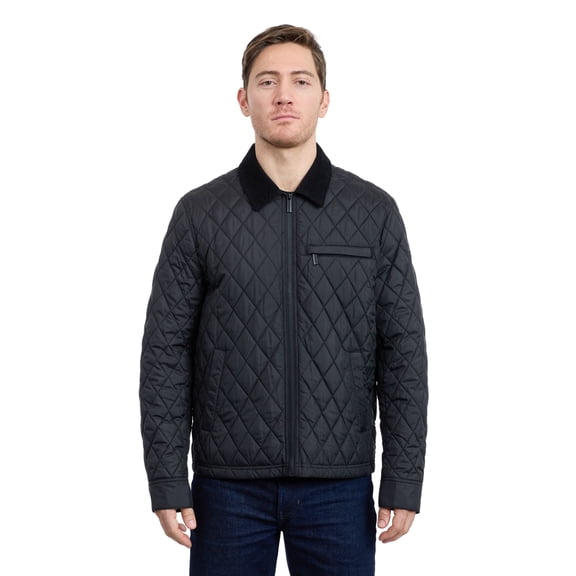 London Fog Men's Quilted Barn Coat
