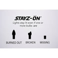 thumbnail image 4 of Member's Mark 50ct Stayz-On LED C9 Lights, 21' Lighted Length, 4 of 4