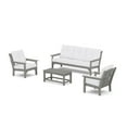 thumbnail image 3 of POLYWOOD Gulf Shores Sofa Seating Set with Sunbrella Fabric, 4pc, 3 of 11