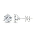 thumbnail image 3 of Round Cut Diamond Martini Set Stud Earrings in 14K Gold, 3 of 8