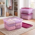 thumbnail image 5 of Member's Mark 60 Quart Storage Tote, Assorted Colors, 17.2" D x 25.7" W x 12.0" H, 1 pack or 4 pack, 5 of 7