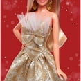 thumbnail image 3 of Barbie Signature 2025 Holiday Barbie Collectible Fashion Doll, 3 of 6