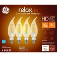 thumbnail image 1 of GE 40W Replacement LED Decorative Candelabra 4-pack, 1 of 1